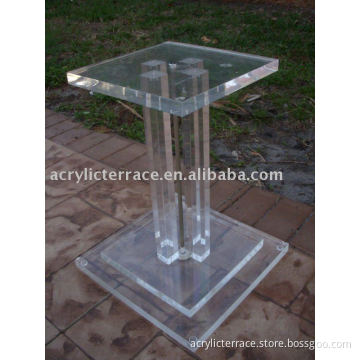 Lucite Pedestal Stand